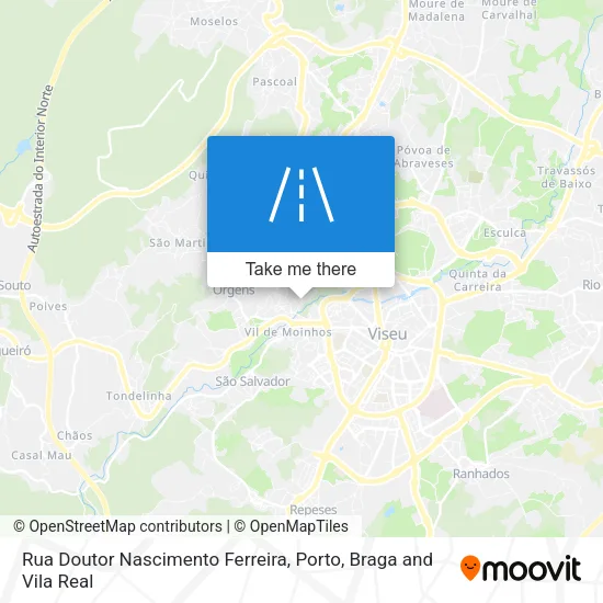 Rua Doutor Nascimento Ferreira map