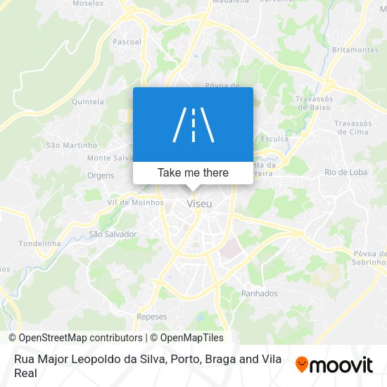 Rua Major Leopoldo da Silva mapa