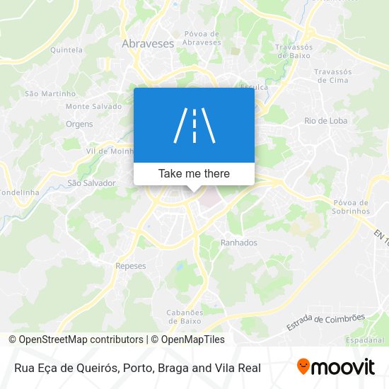 Rua Eça de Queirós mapa