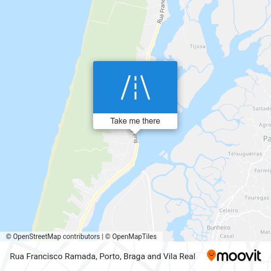 Rua Francisco Ramada mapa
