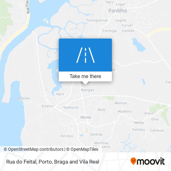 Rua do Feital map