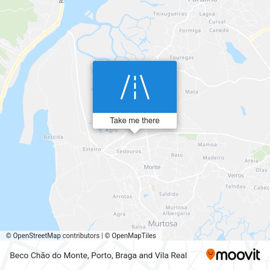 Beco Chão do Monte map