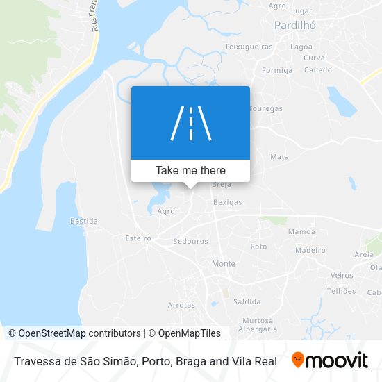 Travessa de São Simão map