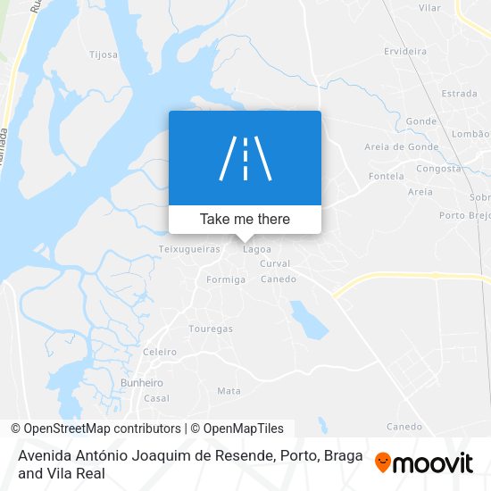 Avenida António Joaquim de Resende map