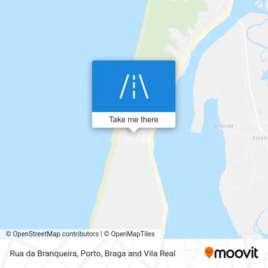 Rua da Branqueira map