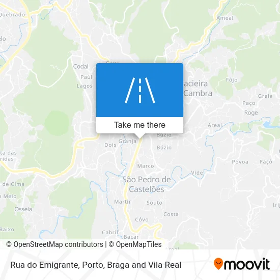 Rua do Emigrante map