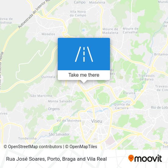 Rua José Soares mapa