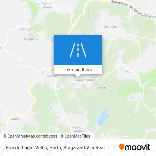 Rua do Lagar Velho map