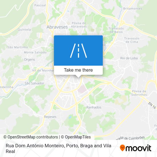 Rua Dom António Monteiro map