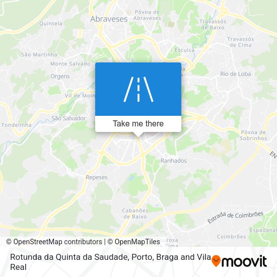 Rotunda da Quinta da Saudade mapa
