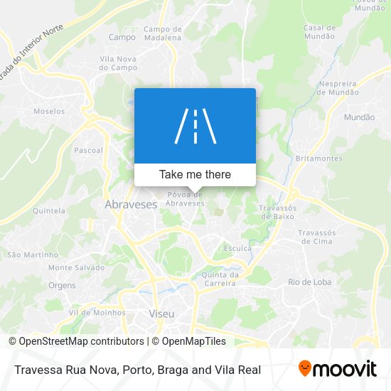 Travessa Rua Nova mapa