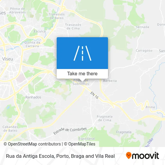 Rua da Antiga Escola map