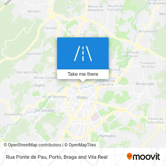 Rua Ponte de Pau map