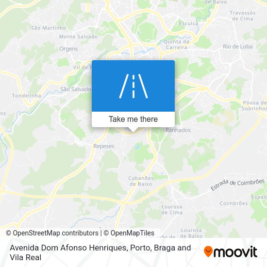 Avenida Dom Afonso Henriques map