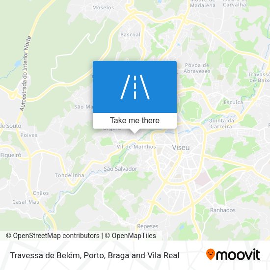 Travessa de Belém mapa