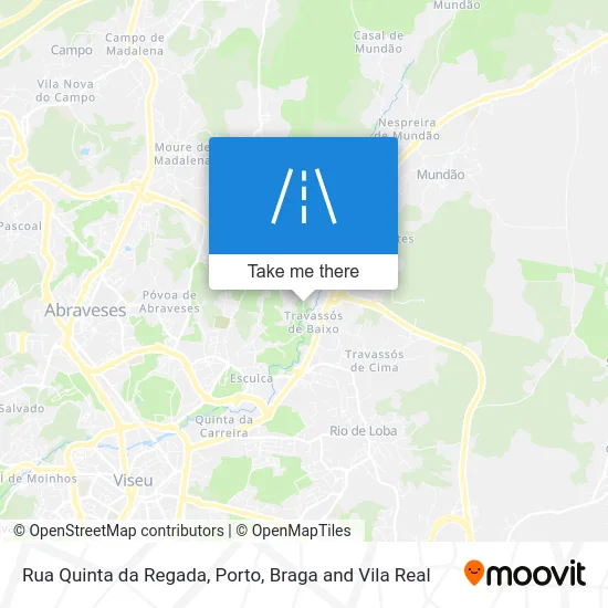 Rua Quinta da Regada map