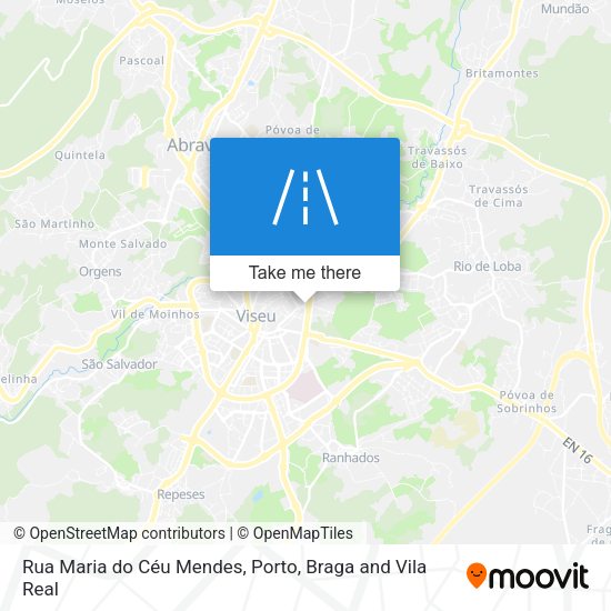 Rua Maria do Céu Mendes map