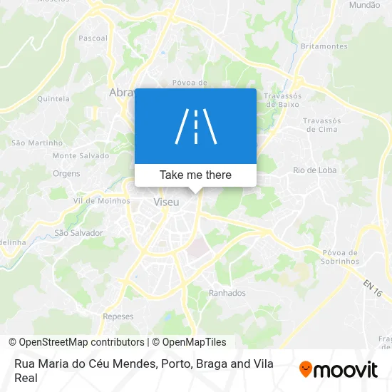 Rua Maria do Céu Mendes map