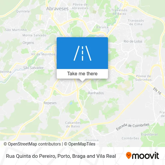 Rua Quinta do Pereiro map