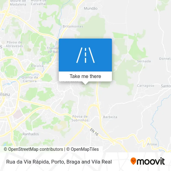 Rua da Via Rápida map