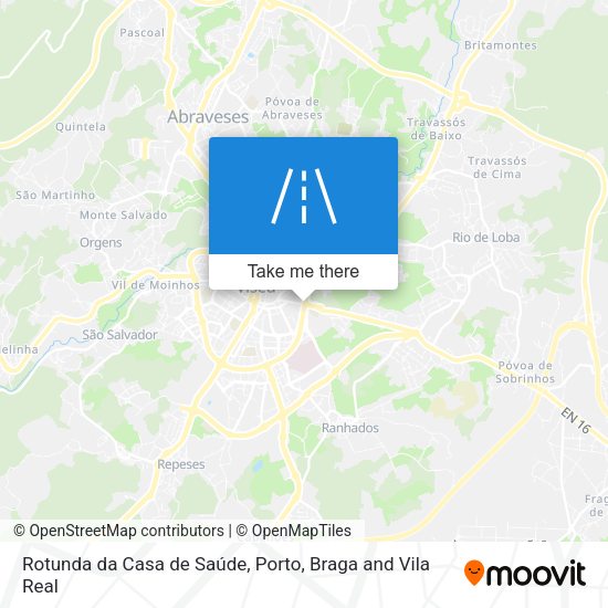 Rotunda da Casa de Saúde mapa