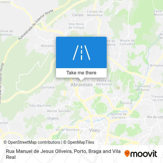 Rua Manuel de Jesus Oliveira map