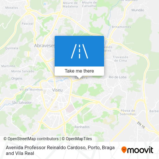 Avenida Professor Reinaldo Cardoso map