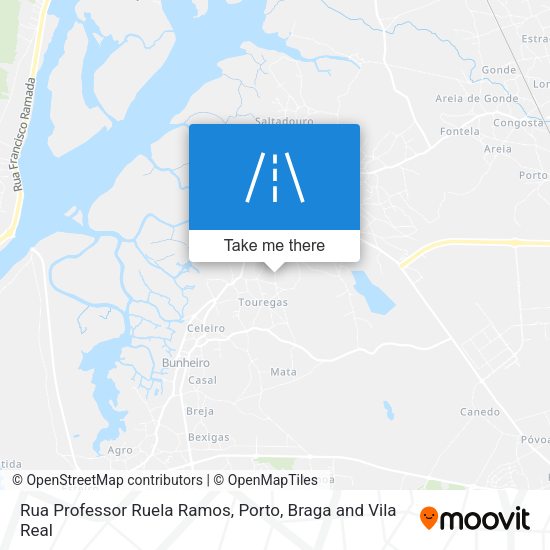 Rua Professor Ruela Ramos map