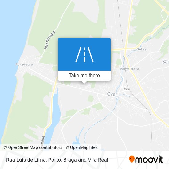 Rua Luís de Lima mapa