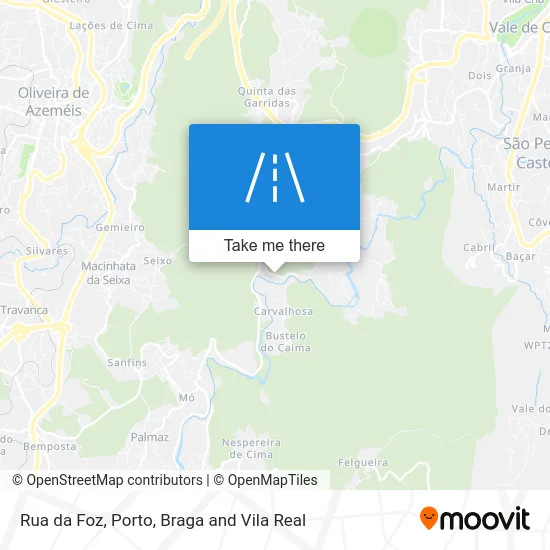 Rua da Foz map