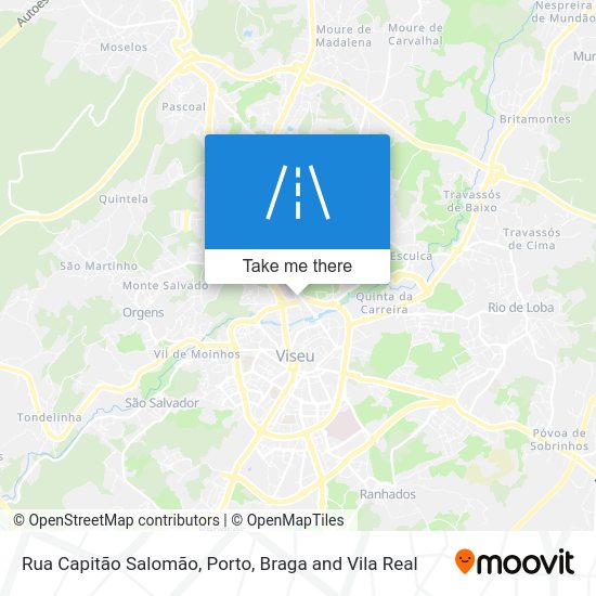 Rua Capitão Salomão mapa