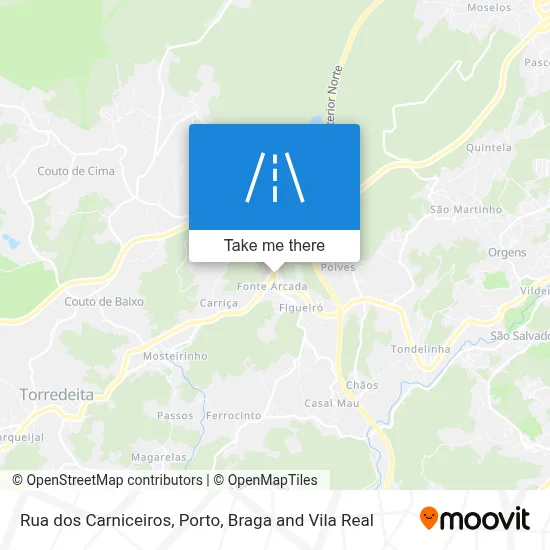 Rua dos Carniceiros map