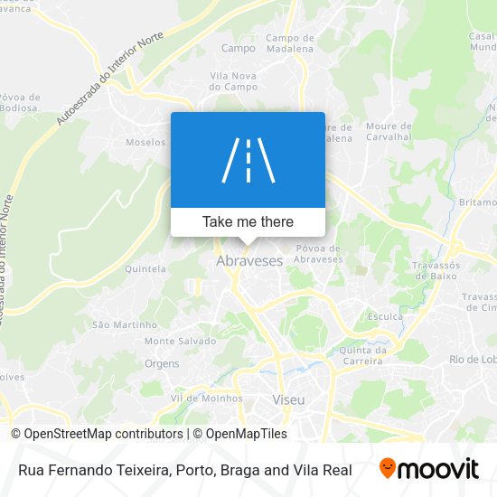 Rua Fernando Teixeira mapa