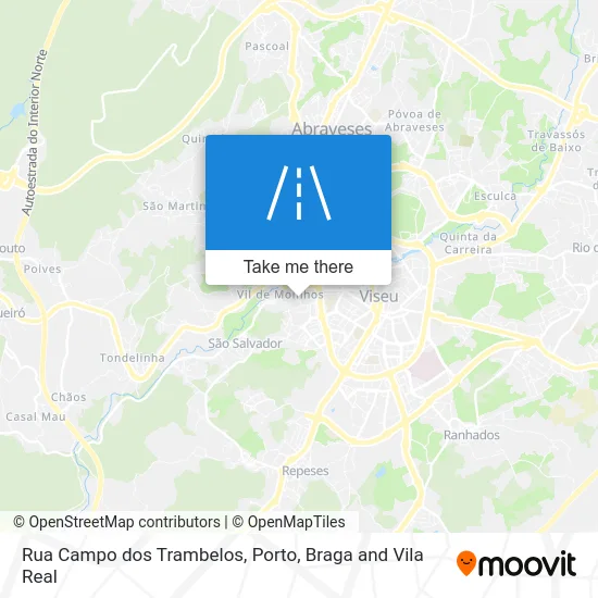 Rua Campo dos Trambelos map