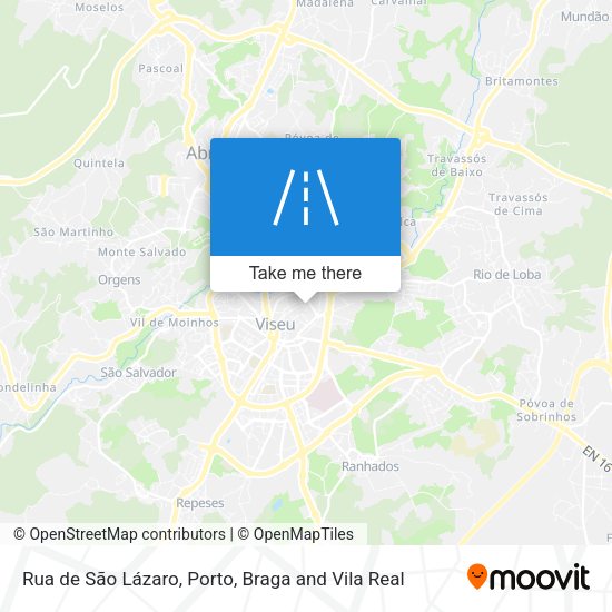 Rua de São Lázaro map
