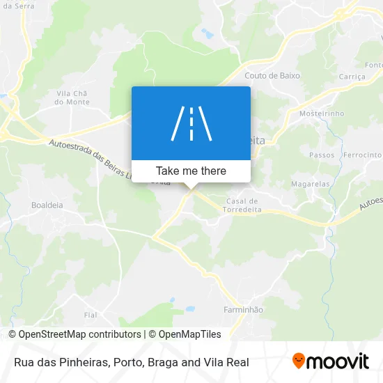 Rua das Pinheiras map