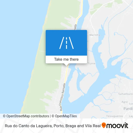 Rua do Canto da Lagueira map
