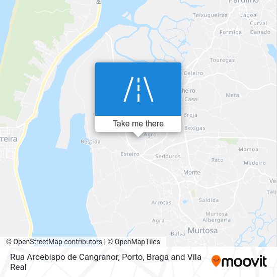 Rua Arcebispo de Cangranor map