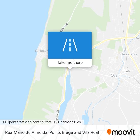 Rua Mário de Almeida mapa
