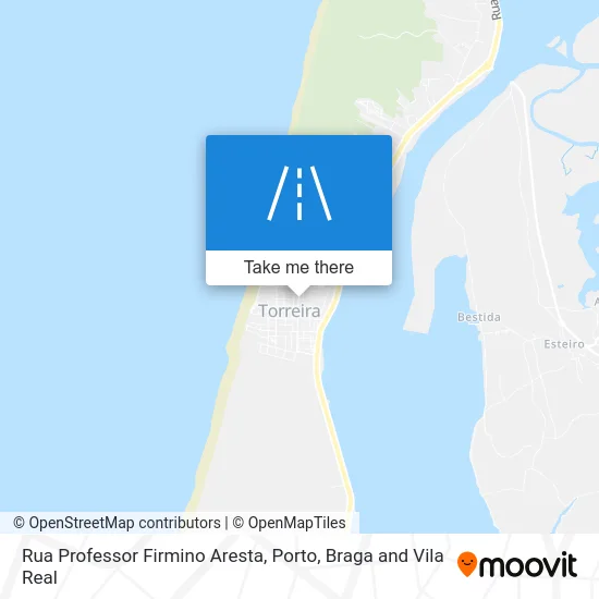Rua Professor Firmino Aresta map