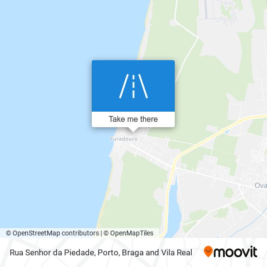 Rua Senhor da Piedade mapa