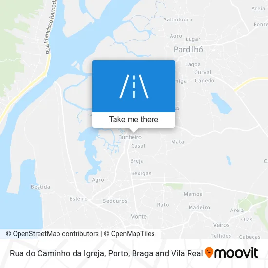 Rua do Caminho da Igreja map