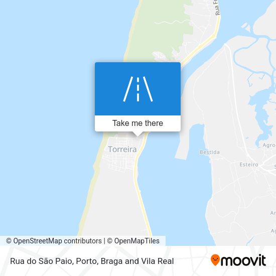 Rua do São Paio mapa