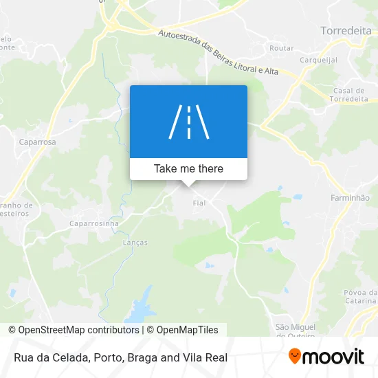 Rua da Celada map