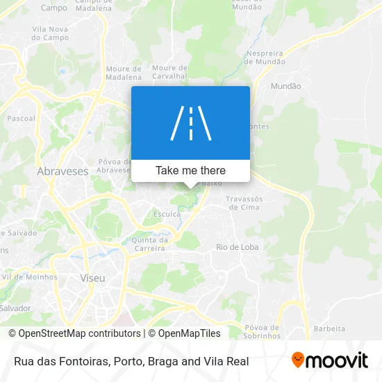 Rua das Fontoiras map