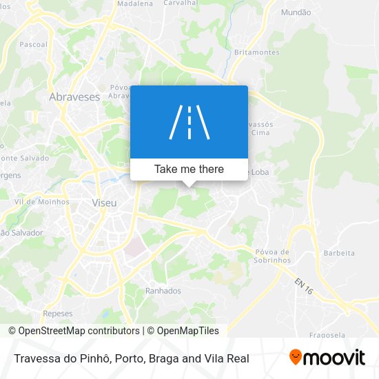Travessa do Pinhô mapa