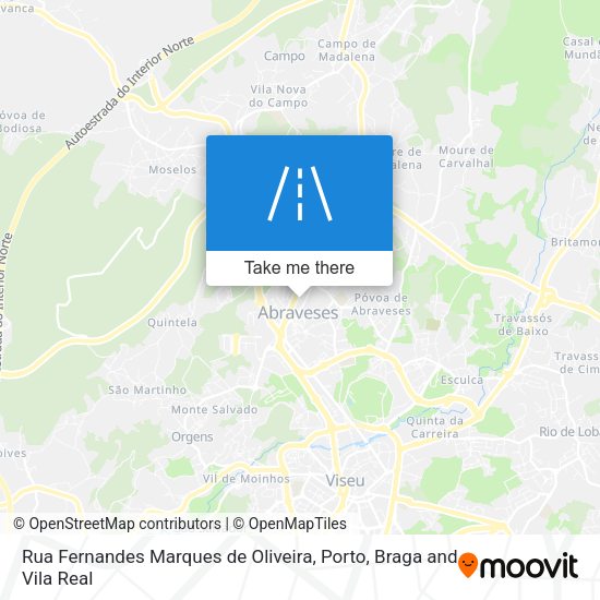 Rua Fernandes Marques de Oliveira mapa