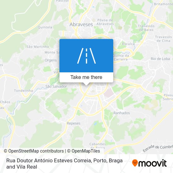Rua Doutor António Esteves Correia map
