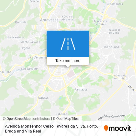 Avenida Monsenhor Celso Tavares da Silva map