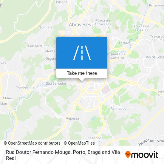 Rua Doutor Fernando Mouga map